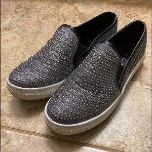Bedazzled slip ons